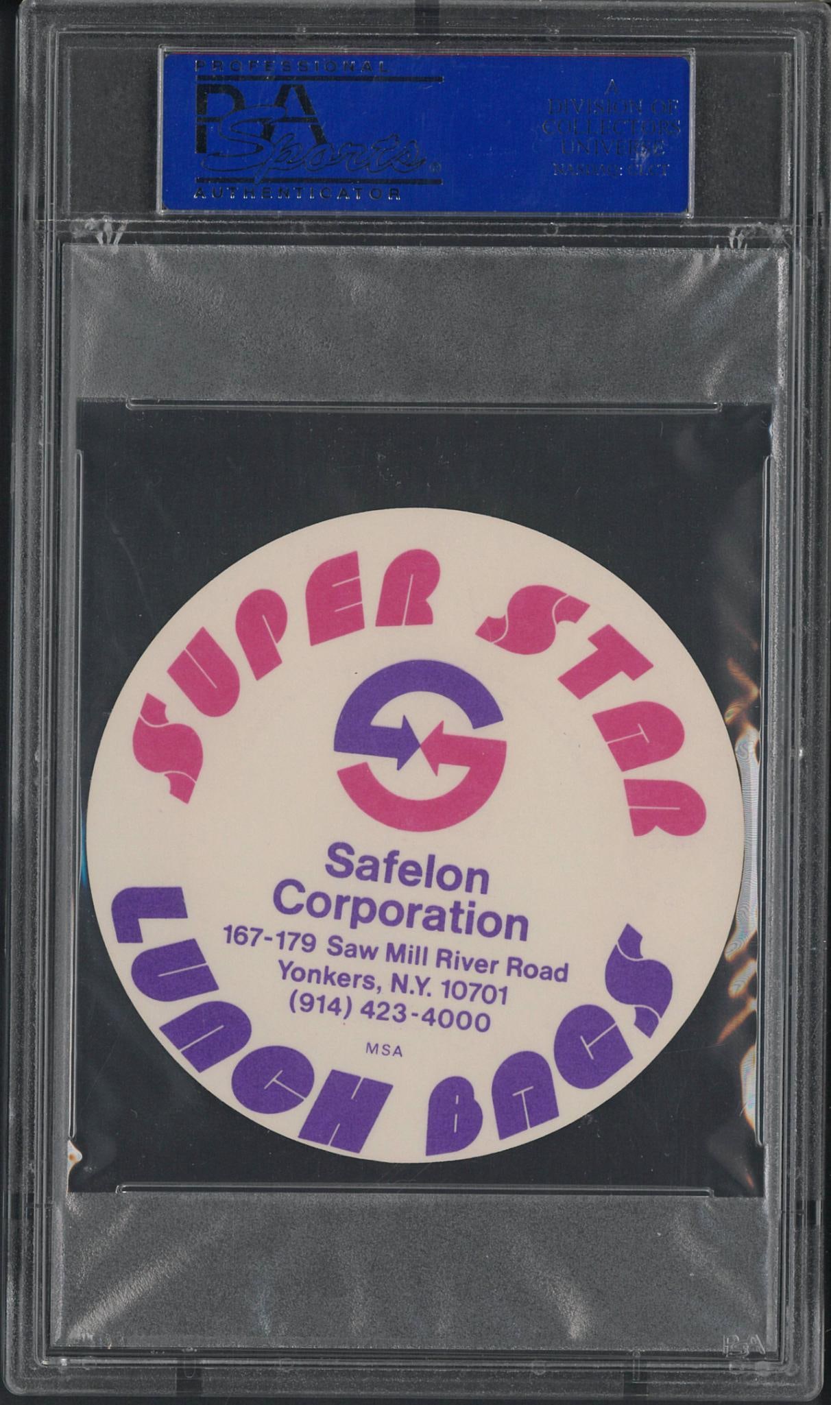 1976 Safelon Corporation Johnny Bench Disc - 2