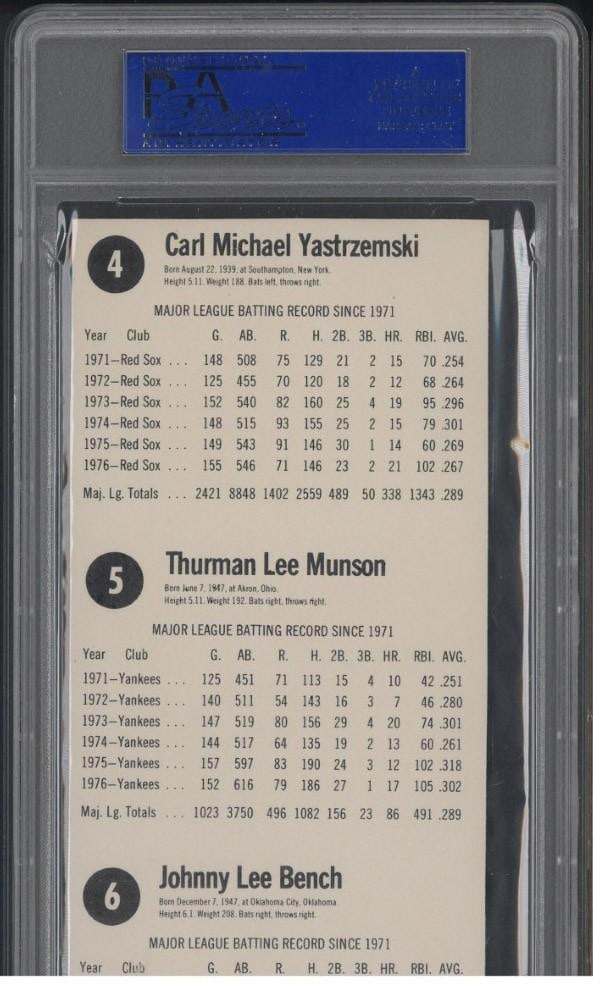 1977 Hostess Yaz/Munson/Bench Hand Cut Panel - 2