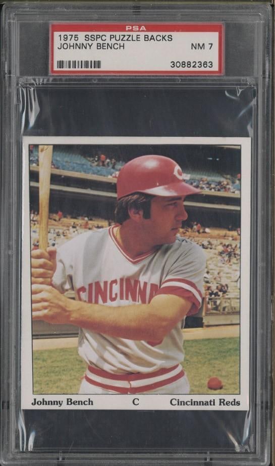 1975 SSPC Johnny Bench Puzzle Back (1 of 2)