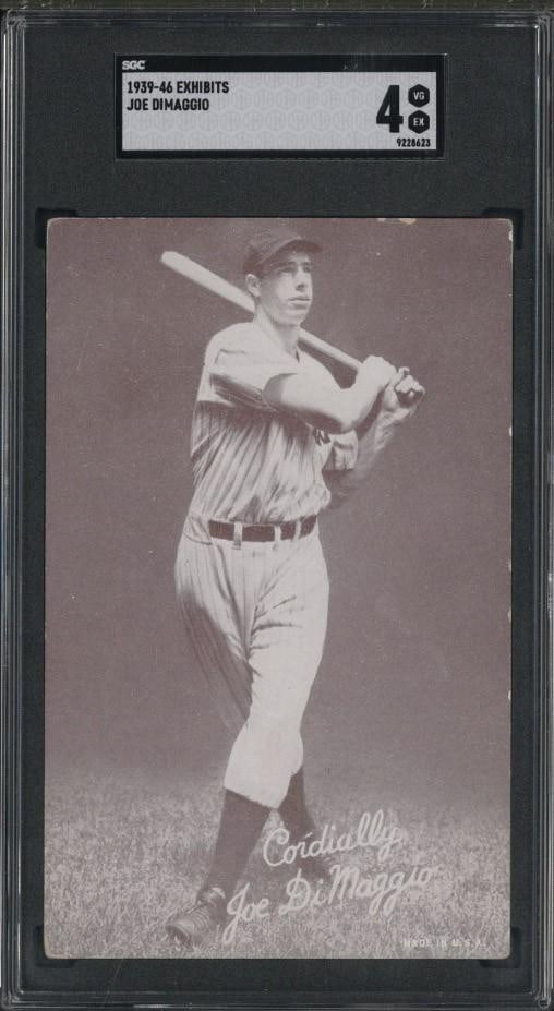 1939-46 Exhibits Joe Dimaggio: 1939-46 Exhibits Joe Dimaggio -SGC VG-EX 4
