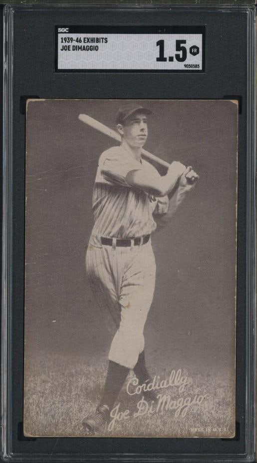 1939-46 Exhibits Joe Dimaggio: 1939-46 Exhibits Joe Dimaggio -SGC FR 1.5