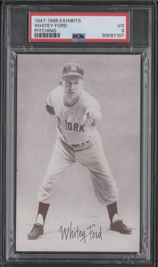 1947-66 Exhibits Whitey Ford Pitching (1 of 2)
