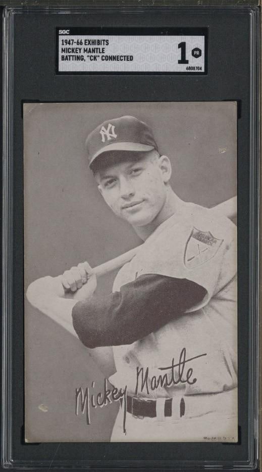 1947-66 Exhibits Mickey Mantle (1 of 2)