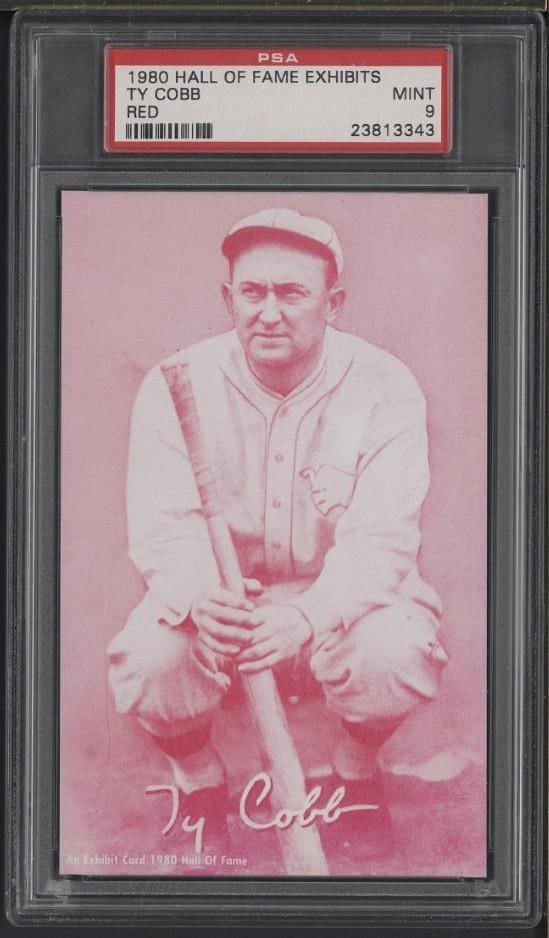 1980 Exhibits HOF Ty Cobb (1 of 2)
