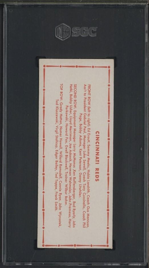 1951 Topps Cincinnati Reds Team - 2