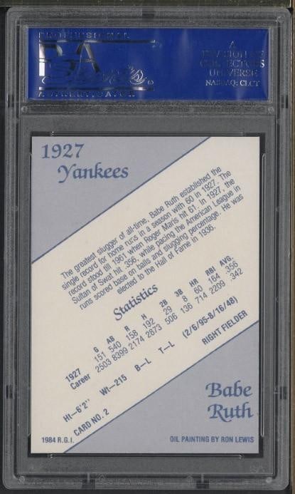 1984 Renata Galasso #2 Babe Ruth - 2