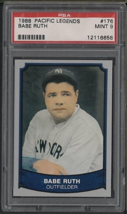 1988 Pacific Legends #176 Babe Ruth (1 of 2)