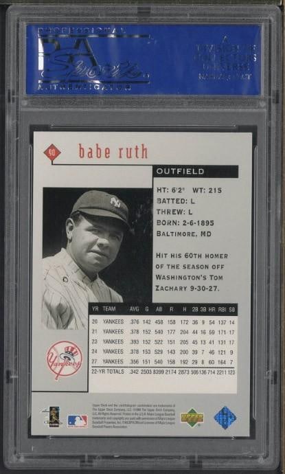 1999 Upper Deck Black Diamond #90 Babe Ruth - 2