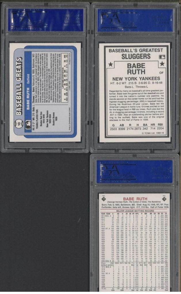 (2) Babe Ruth Cards - 2