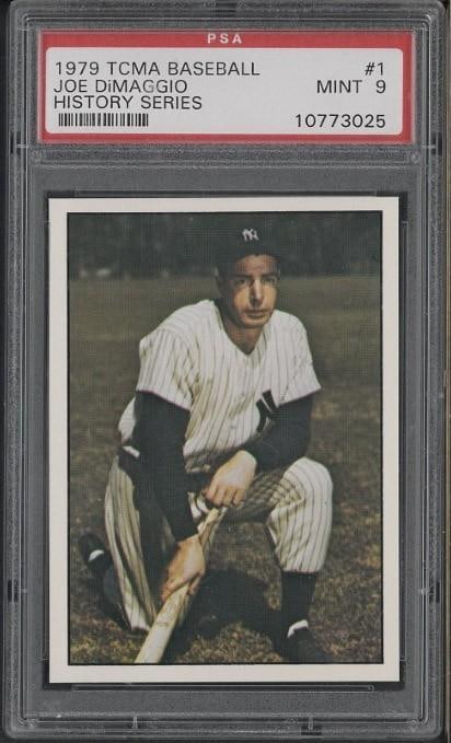 1979 TCMA History Series #1 Joe DiMaggio: 1979 TCMA History Series #1 Joe DiMaggio -PSA Mint 9