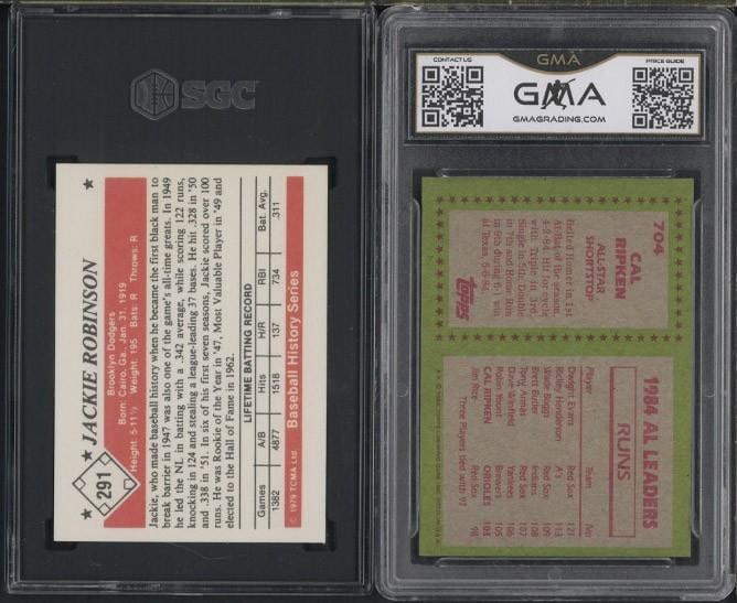 (2) Baseball Cards - 2