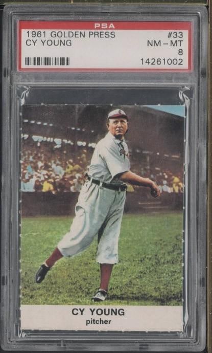 1961 Golden Press #33 Cy Young (1 of 2)