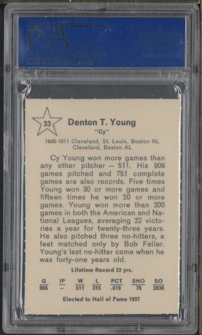 1961 Golden Press #33 Cy Young - 2