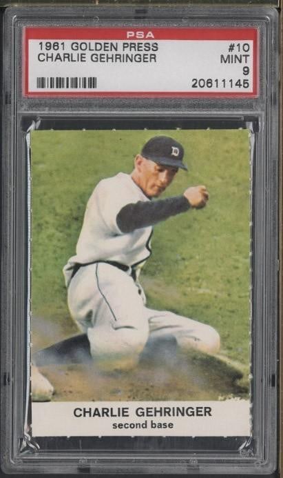 1961 Golden Press #10 Charlie Gehringer (1 of 2)