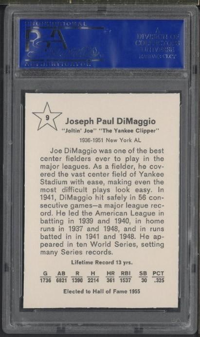 1961 Golden Press #9 Joe DiMaggio - 2