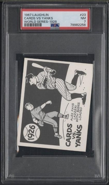 1967 Laughlin #23 Cards VS. Yanks World Series 1926 (1 of 2)