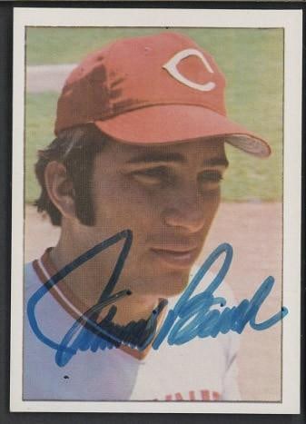 1975 SSPC #29 Johnny Bench Autographed Card: 1975 SSPC #29 Johnny Bench Autographed Card -