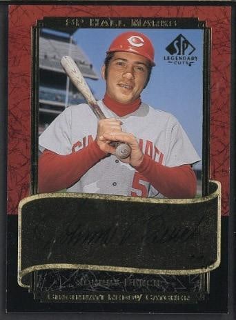 2003 Upper Deck Hall Marks #HM-JB Johnny Bench Autographed Card: 2003 Upper Deck Hall Marks #HM-JB Johnny Bench Autographed Card -