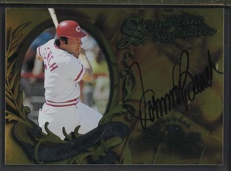 1997 Donruss Significant Signatures Johnny Bench Autographed Card: 1997 Donruss Significant Signatures Johnny Bench Autographed Card -