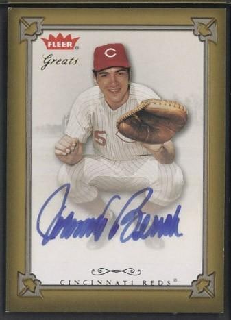 2004 Fleer Greats #GBA-JB Johnny Bench Autographed Card: 2004 Fleer Greats #GBA-JB Johnny Bench Autographed Card -