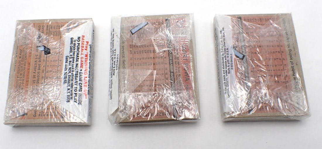 (3) Topps 28 Card Packs - 2