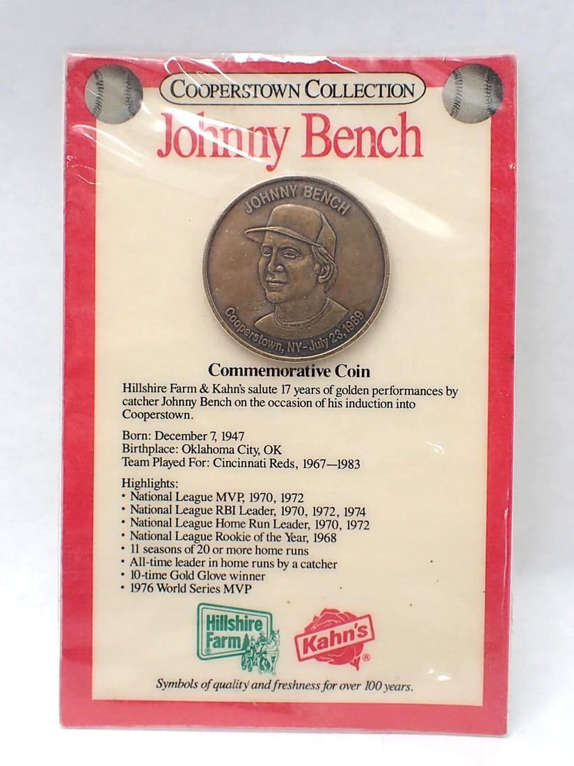 Johnny Bench Collectibles - 8