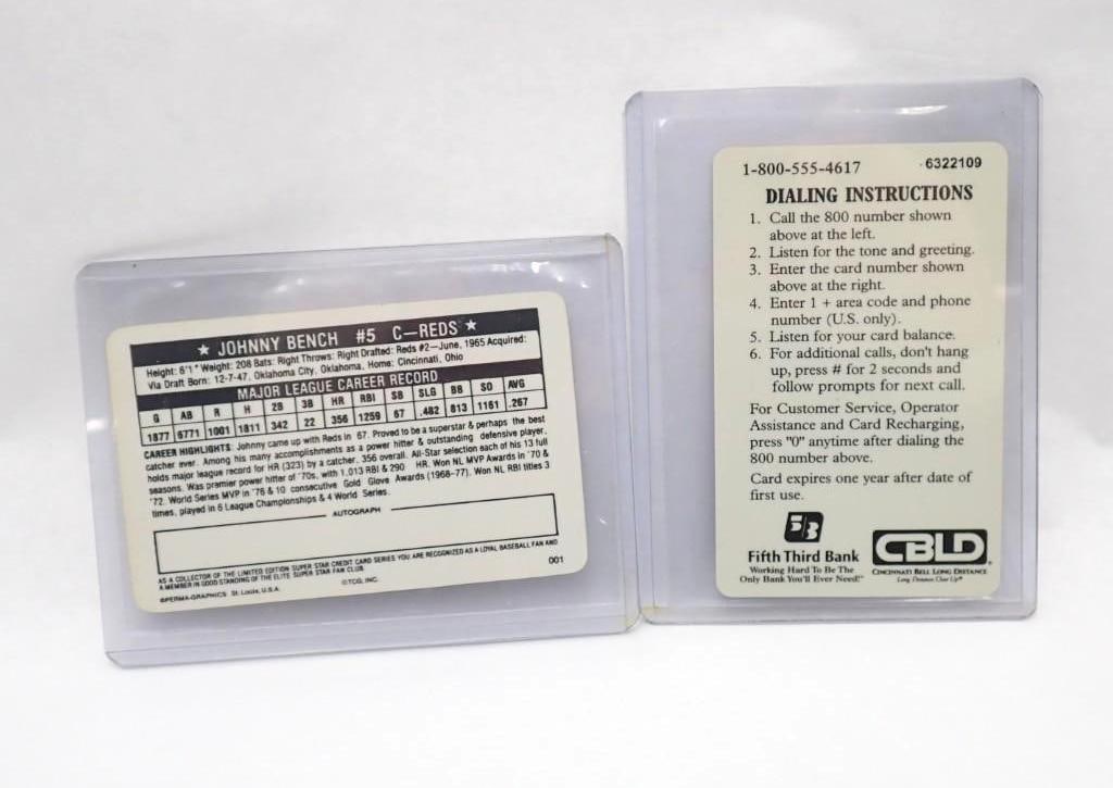 Johnny Bench Collectibles - 14