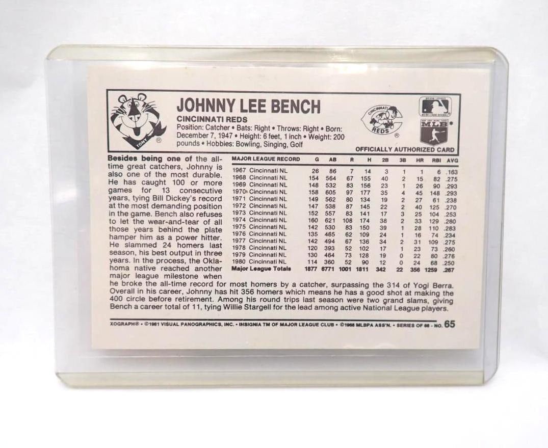 Johnny Bench Collectibles - 5