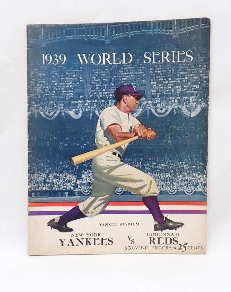 1939 World Series Souvenir Program: 1939 World Series Souvenir Program -