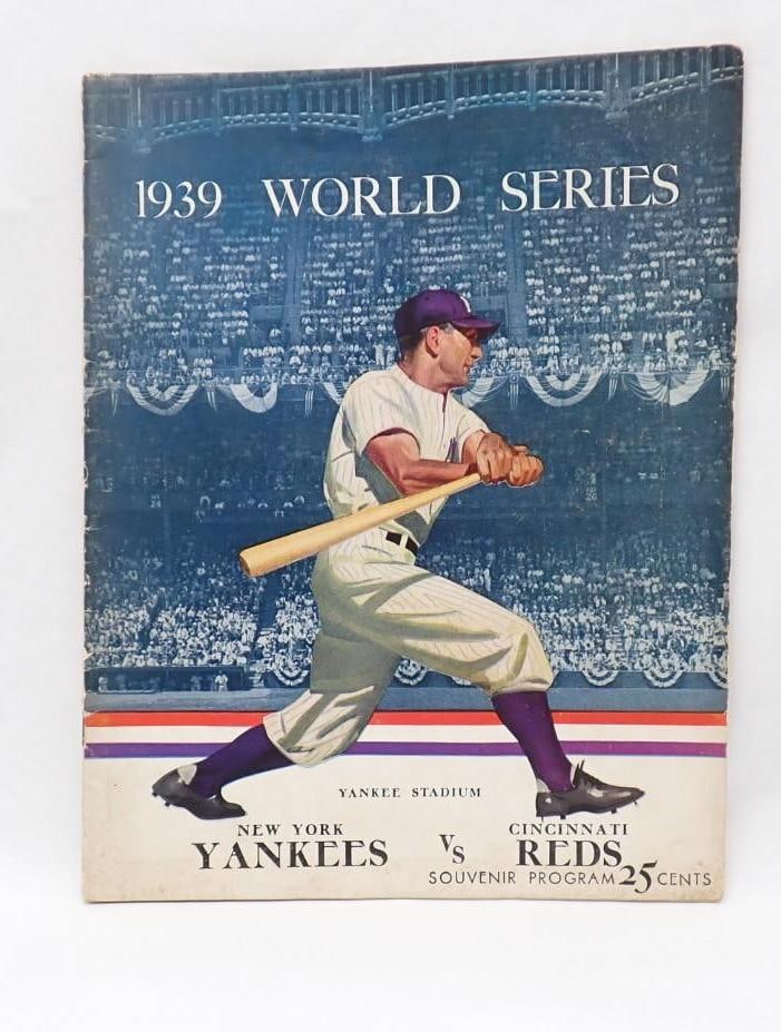 1939 World Series Souvenir Program - 2
