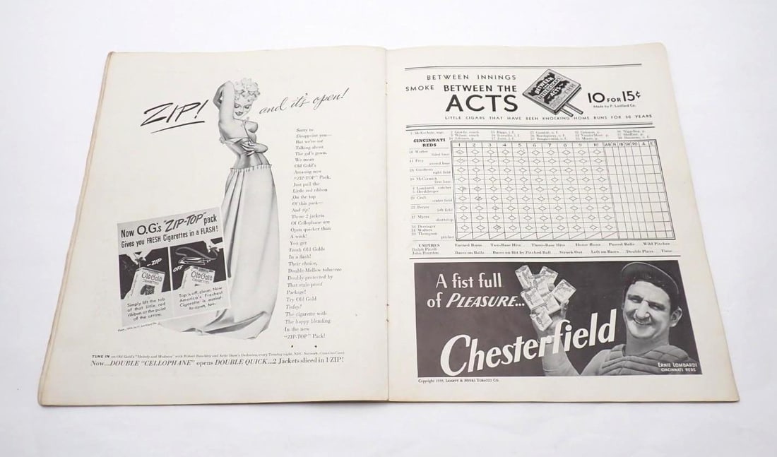 1939 World Series Souvenir Program - 4
