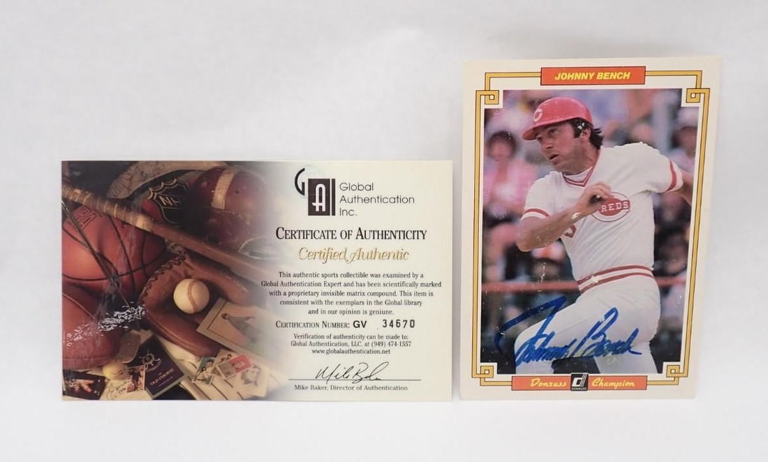Johnny Bench Collectibles - 4