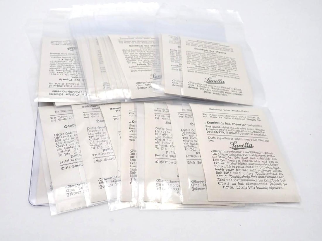 (329) Vintage Sanella Handbuch Des Sports Cards - 5