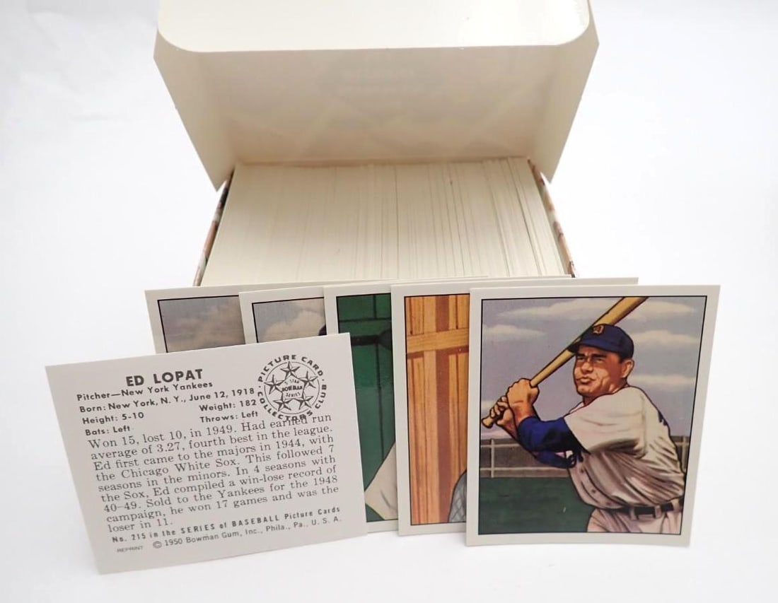 (3) Bowman Reprint Card Sets - 2