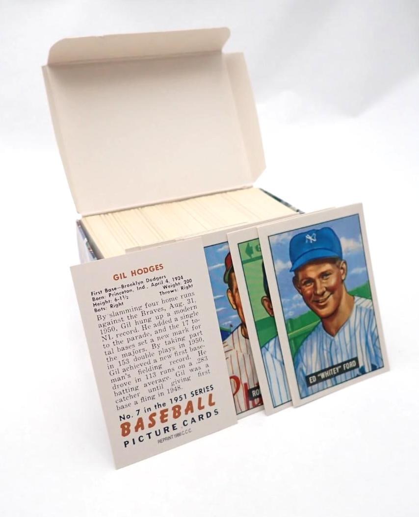 (3) Bowman Reprint Card Sets - 7