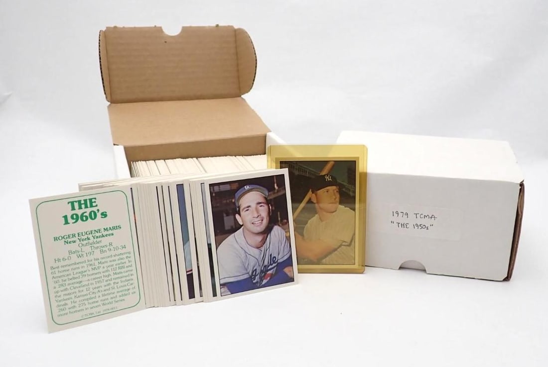 (2) TCMA Card Sets: (2) TCMA Card Sets -1979 "The 1950's" & 1978 "The 1960's", completeness unknown