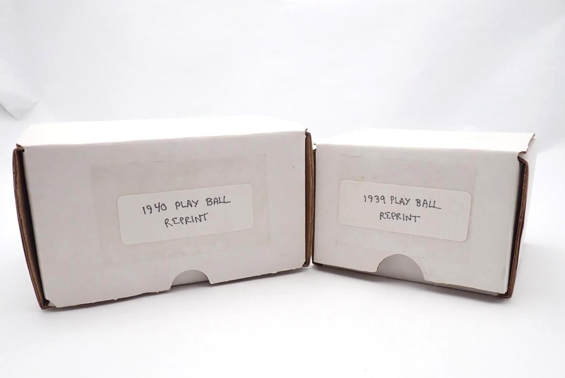 1939 & 1940 Play Ball Card Reprint Sets - 6