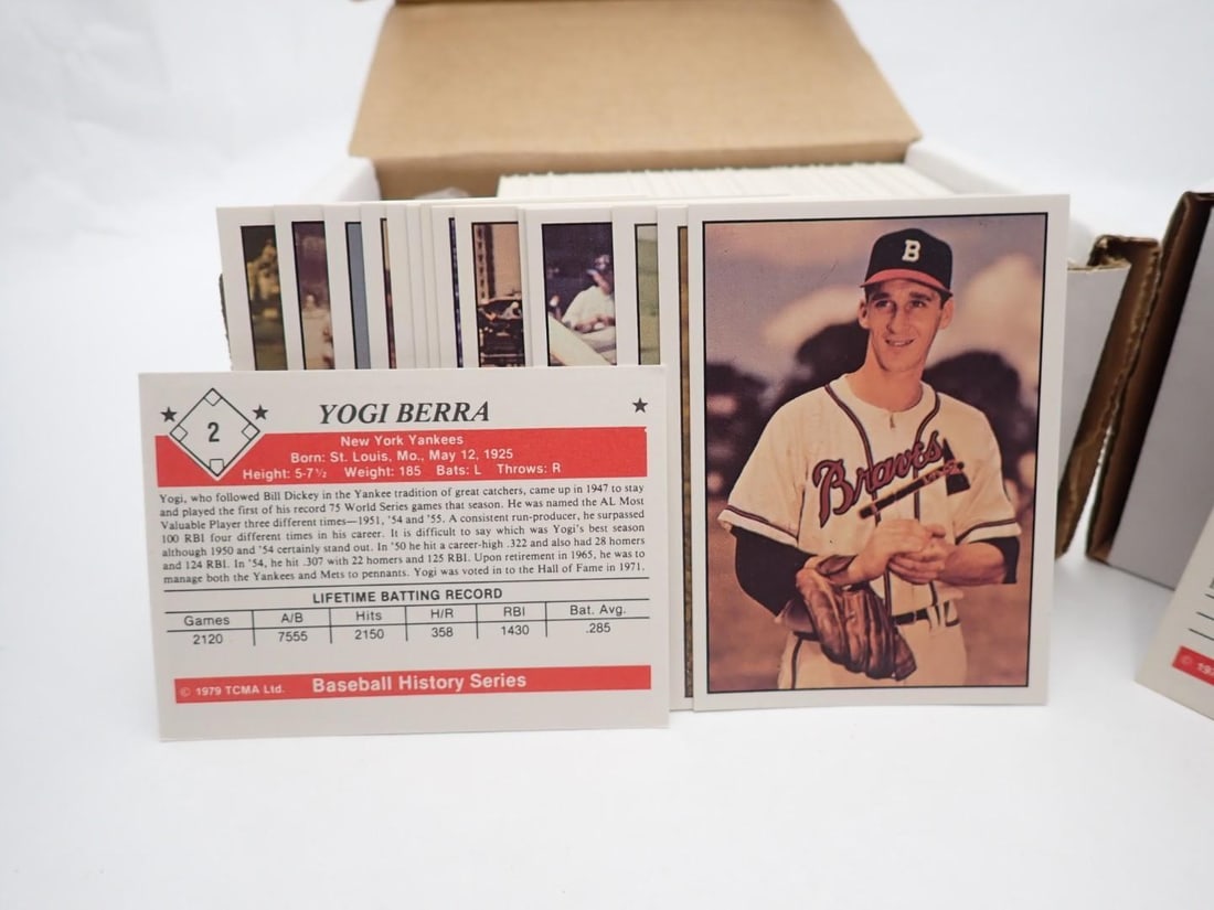 (2) TCMA 1979 "The 1950's" Card Sets - 2