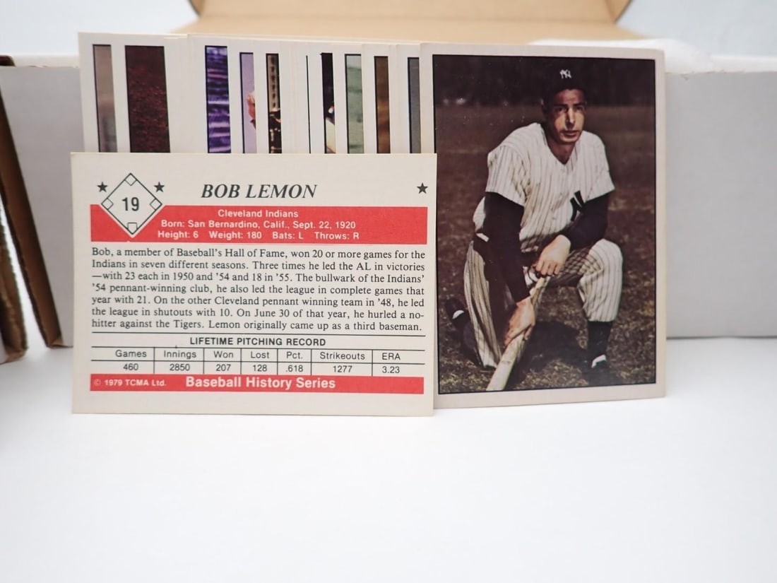 (2) TCMA 1979 "The 1950's" Card Sets - 3