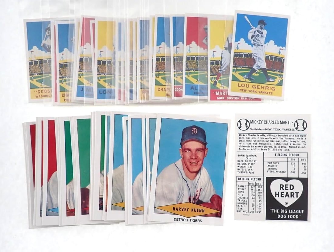 (9) Reprint Card Sets - 10