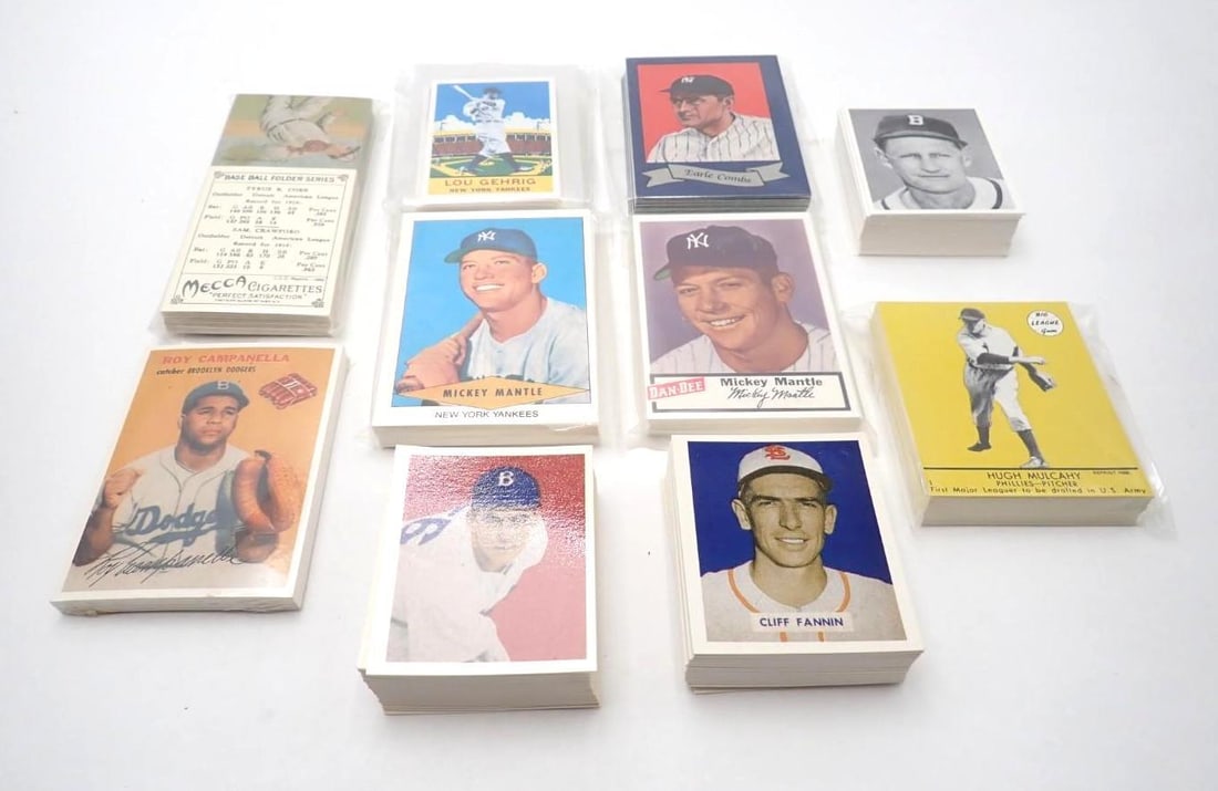 (9) Reprint Card Sets - 2
