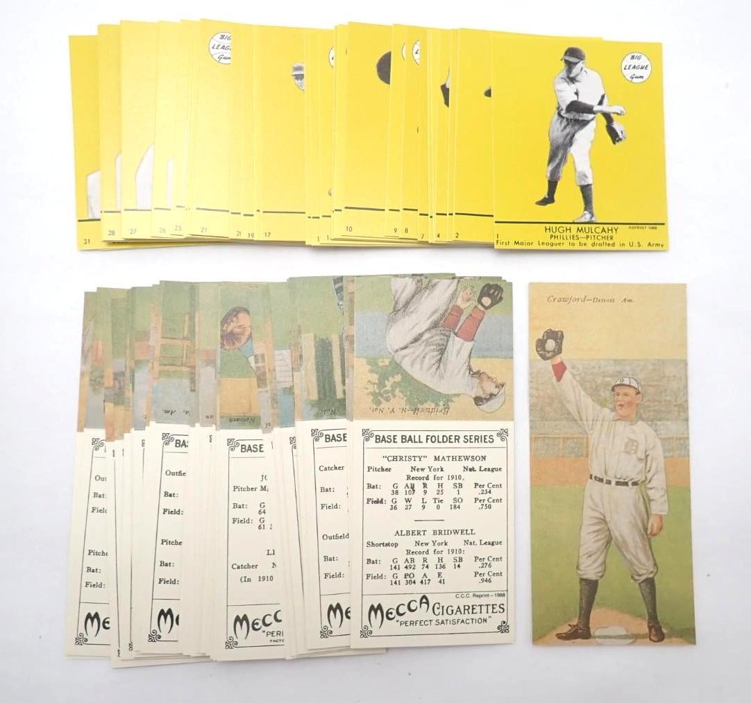 (9) Reprint Card Sets - 6