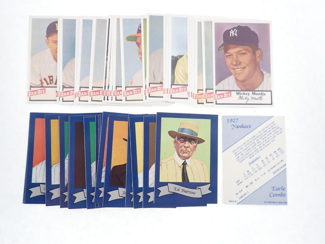 (9) Reprint Card Sets - 7