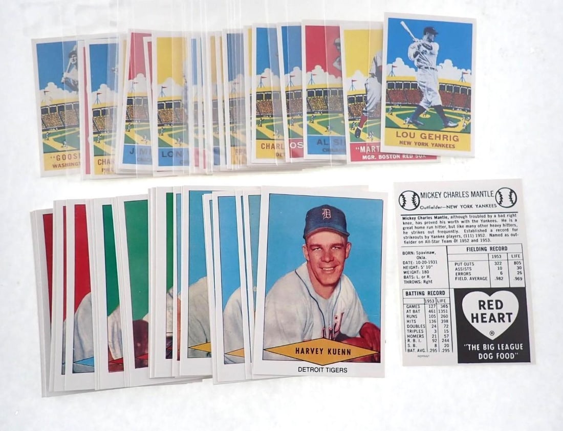 (9) Reprint Card Sets - 9
