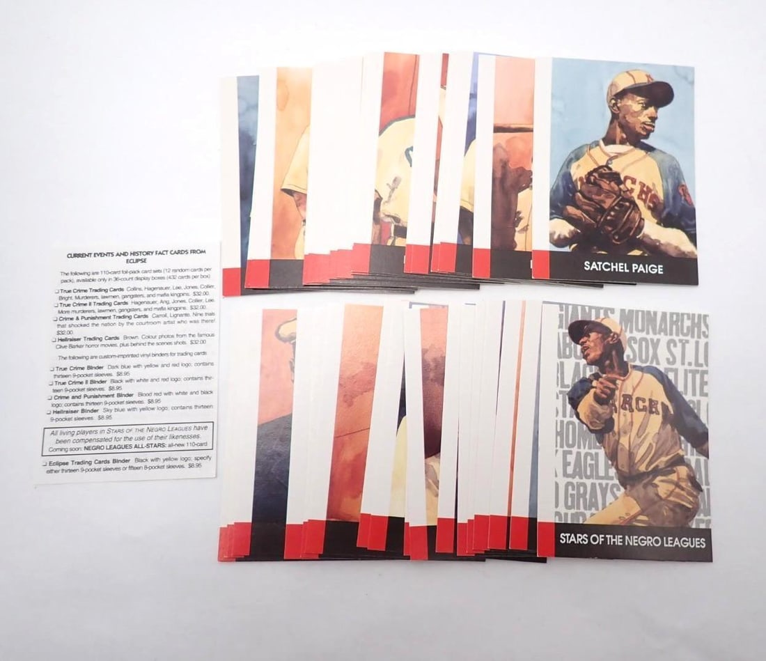 Eclipse Stars of the Negro Leagues 36 Card Set in Box - 3