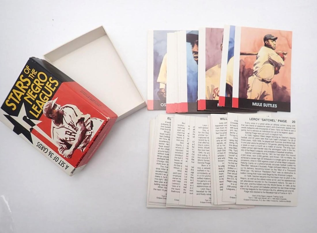 Eclipse Stars of the Negro Leagues 36 Card Set in Box: Eclipse Stars of the Negro Leagues 36 Card Set in Box -