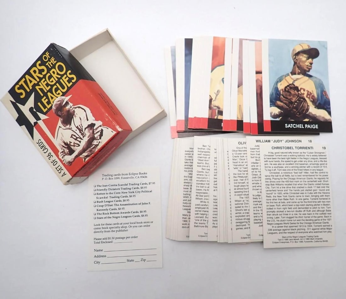 Eclipse Stars of the Negro Leagues 36 Card Set in Box: Eclipse Stars of the Negro Leagues 36 Card Set in Box -