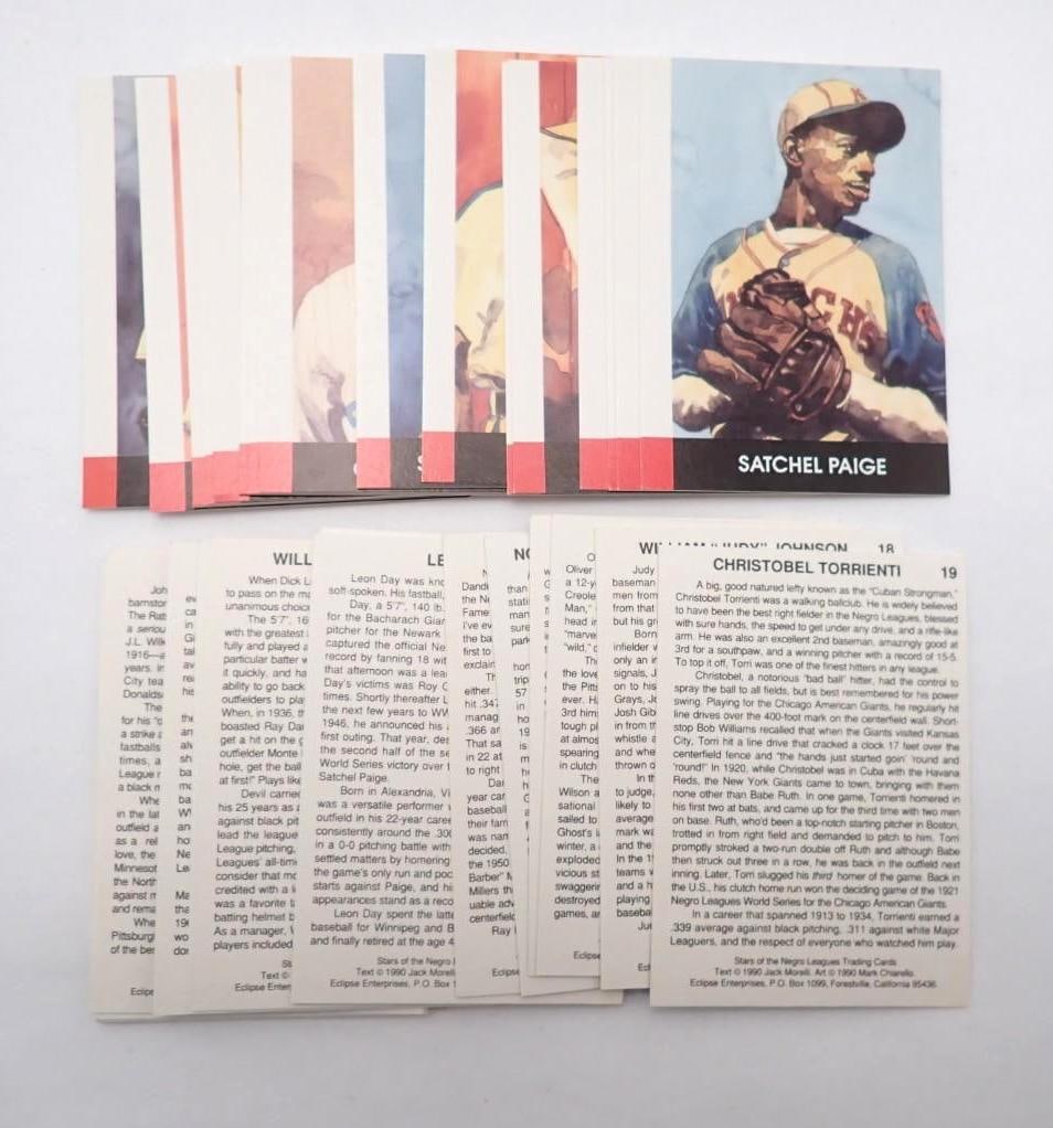 Eclipse Stars of the Negro Leagues 36 Card Set: Eclipse Stars of the Negro Leagues 36 Card Set -