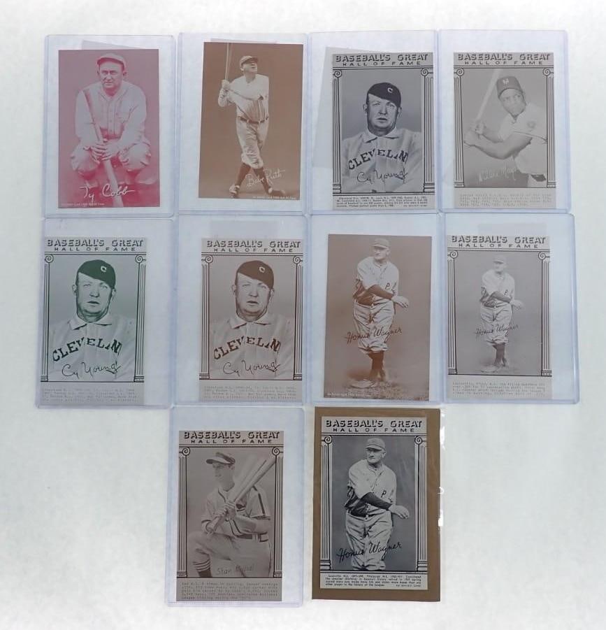 (10) Reprint Exhibit Cards - 7