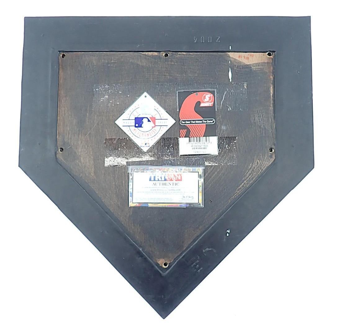 Johnny Bench Autographed Reds Logo Home Plate - 2